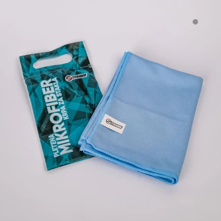TITANIUM PLETENA MIKROFIBER KRPA ZA STAKLO 1KOM
