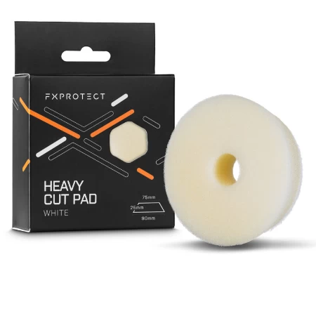 FX HEAVY CUT PAD WHITE 75/90MM