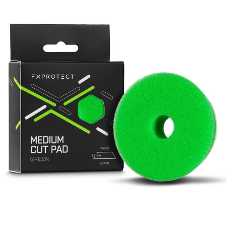 FX MEDIUM CUT PAD GREEN 75/90MM