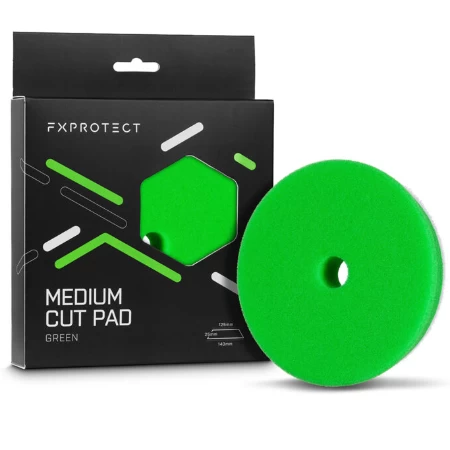 FXMEDIUM CUT PAD GREEN 125/140MM