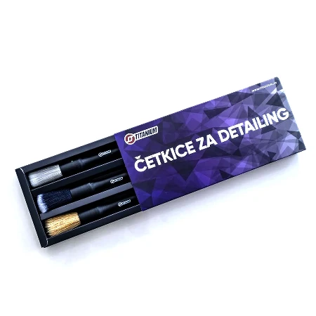 TITANIUM ČETKICE ZA DETAILING-SET OD 3 KOM
