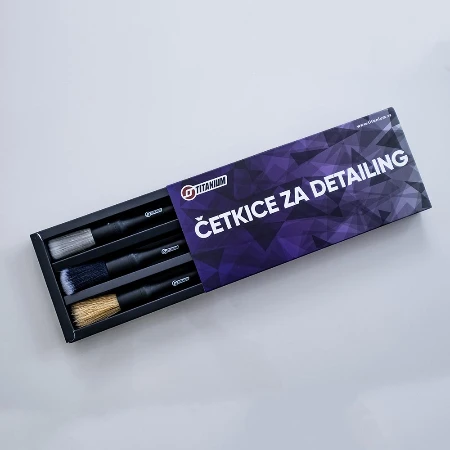TITANIUM ČETKICE ZA DETAILING-SET OD 3 KOM