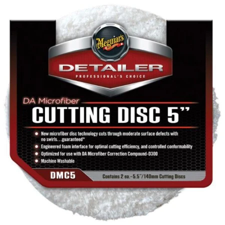MEGUIARS DA MICROFIBER CUTTING PAD 5   125MM