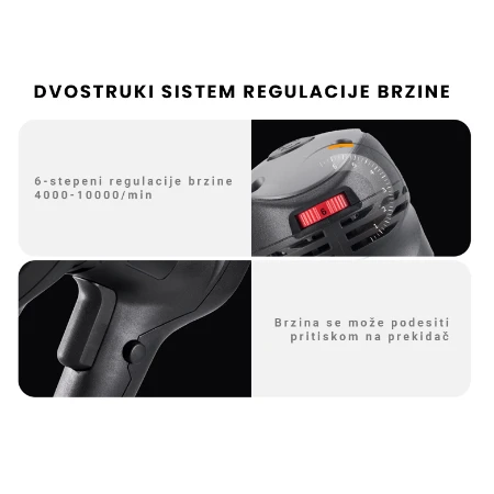 SHINEMATE ES526-6″ EKSCENTRIČNA ŠLAJFERICA 150MM / 5MM