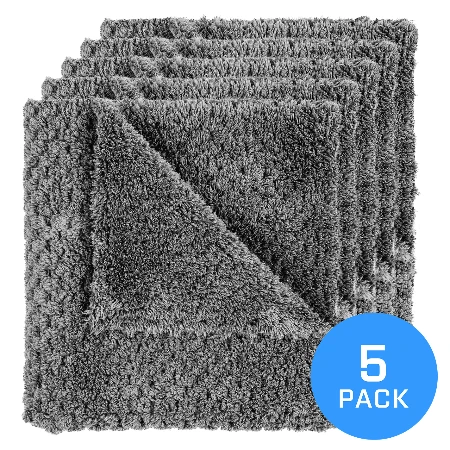 FX MIKROFIBER KRPA STEEL GREY 350GSM, 40X40 - PAKOVANJE 5 KOMADA
