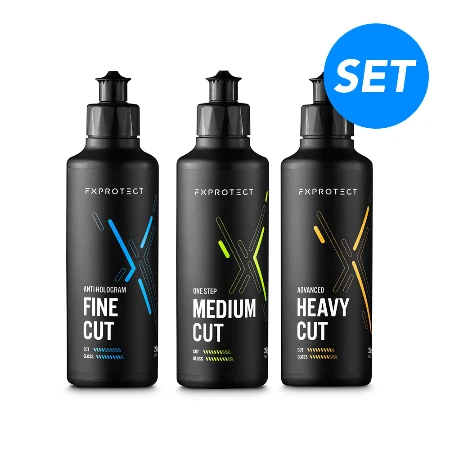 FX SET PASTI - GRUBA, SREDNJA I FINA PASTA ZA POLIRANJE 3X250 ML