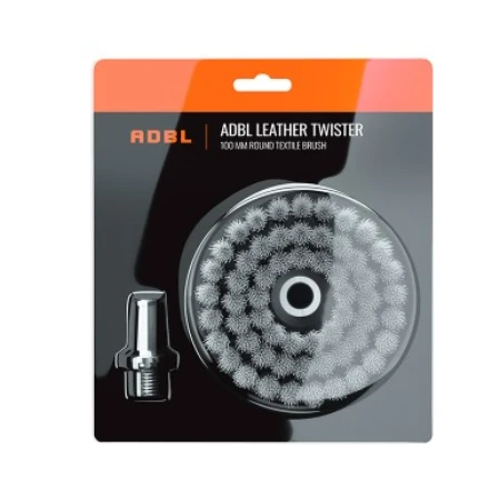 ADBL LEATHER TWISTER - ČETKA ZA KOŽU NA BUŠILICU 100 MM