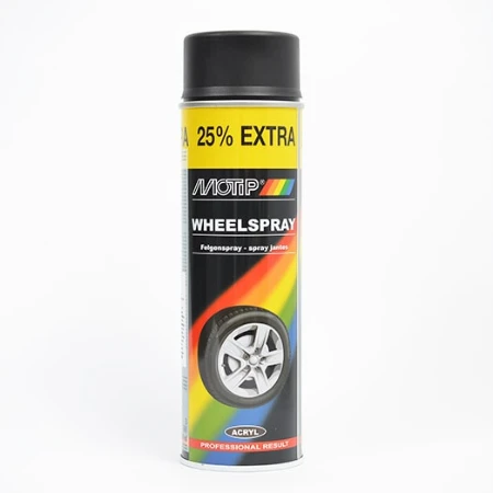 MOTIP BOJA ZA FELNE U SPREJU 500ML CRNA MAT