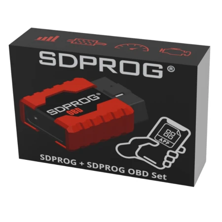 SDPROG OBD DIJAGNOSTIKA + APLIKACIJA ZA TELEFON I TABLET