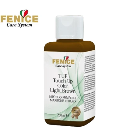 FENICE TUP LIGHT BROWN 250 ML BOJA ZA KOŽU TAČKANJEM